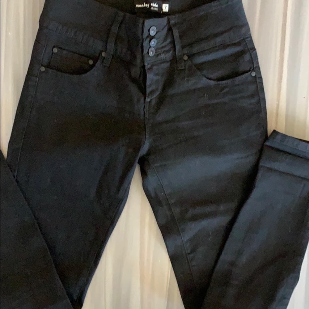 ‼️Sold‼️🌺 Monkey Ride Jeans - Picture 3 of 5